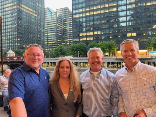 Brian Horan, Denise McNerney, Chris Matheus, and Michael O'Gorman at DIA 2022